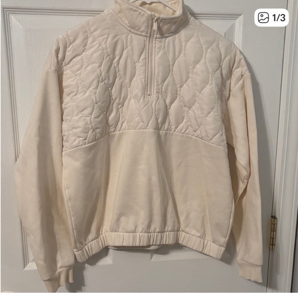 Kids Cream pull over Sz 14Y
